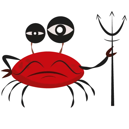 crab, cangrejo, línea de cangrejo, ojos de cangrejo, clip de cangrejo