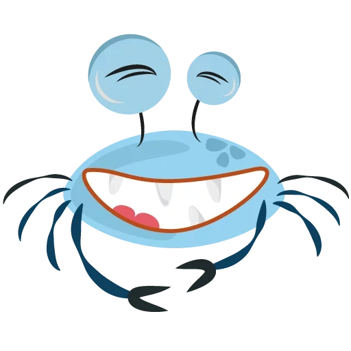 crabe, crabe bleu, crabe d'enfants, crabe de mer, crabe drôle