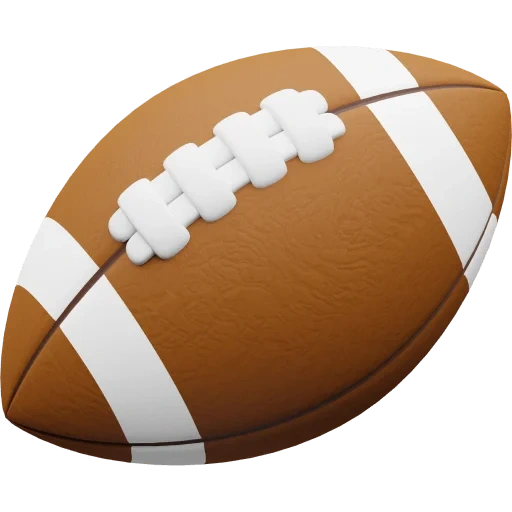 emoji, ball für rugby, emoji, ball american football vector, emoji amerikanischer fußball