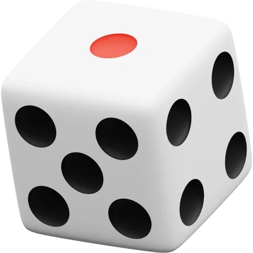 playing bones, player d6, cubo hexagonal, jugando hueso emoji, cubo blanco