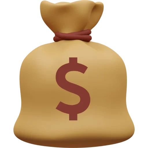 emoji bag of money, bag of money, money, borsa emoji, emoji