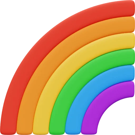 color arcoiris, rainbow promedio, rainbow, pyramid rainbow, rainbow por flores