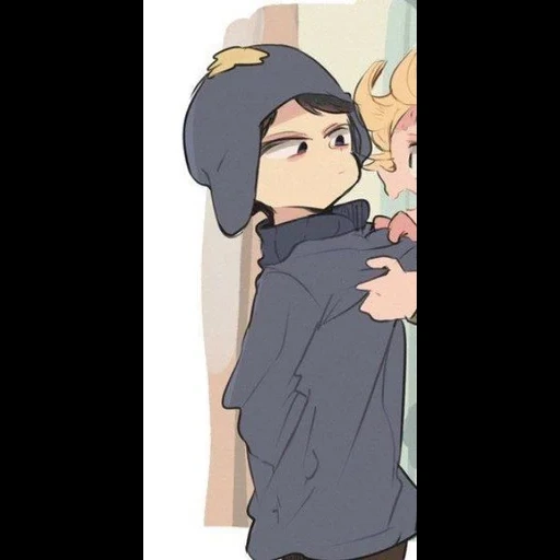 anime ideas, anime characters, anime cute couples, craig tucker saus park, craig trisha south park