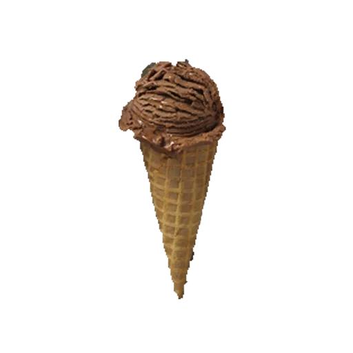 chocolate ice cream, eiskonische schokolade, kegelförmiges schokoladeneis, schokolade eis ecke, riesiger schokoladeneiskegel