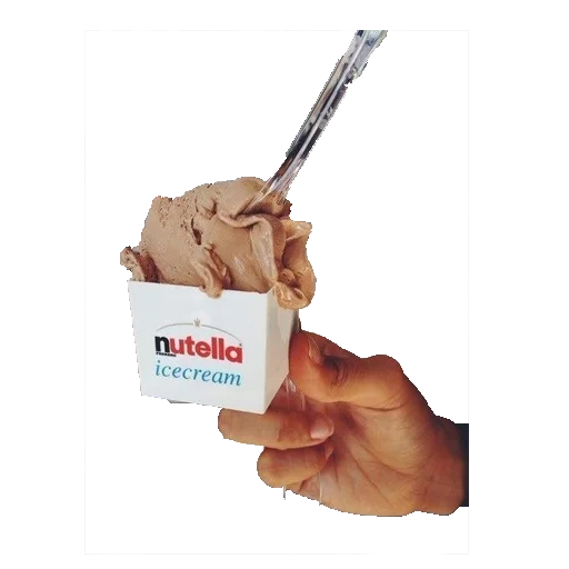 alimentation, crème glacée, nutella ice cream, crème glacée nutella, glace salvadorienne