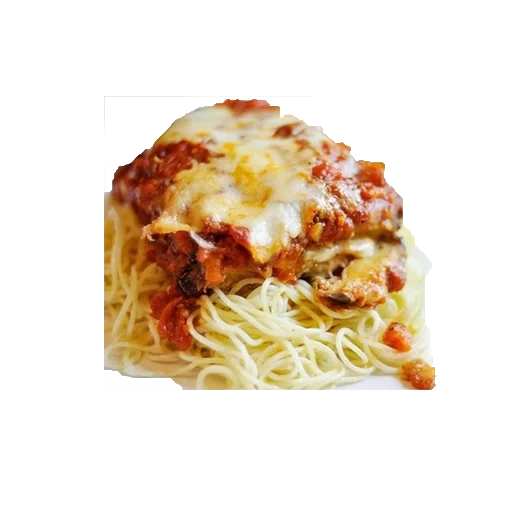 bulis food, pasta sauce, eggplant parmesan, chicken parmesan chicken parmigiana, parmignan chicken with tomato sauce spaghetti