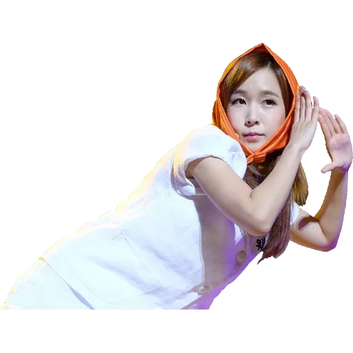 asian, female, girl, taeyeon snsd, iu white shirt