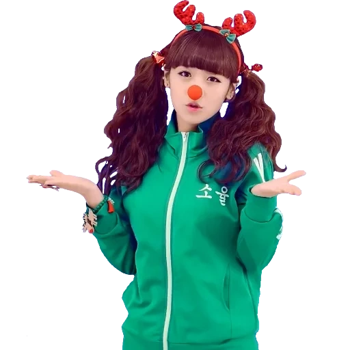 arts hyuna k-pop, il costume velluto, jaket tokyo si è rivisto, costume con un cappuccio di corea, girl di pile di kangaroos ragazza