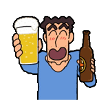 transportador de cerveja bartender, imagem do bebedor, o bartender derramou o vetor de cerveja