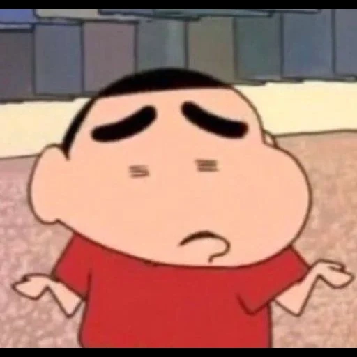 азиат, син-тян, shin chan, meme anime