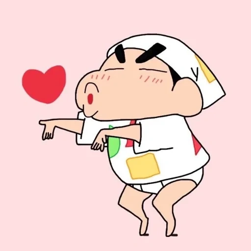 mengemas, anime, sin-chan, shin chan, ponselnya adalah kamera