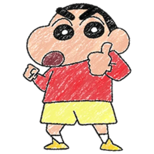 человек, син-тян, анимация, shinchan nohara, kureyon shin-chan