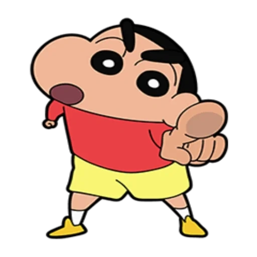 аниме, син-тян, shinchan, shin chan, how to draw