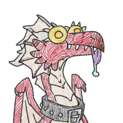 anime, mensch, drachen, kobolds drachen, axolotl furia drachen