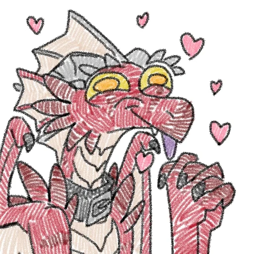 mangle, anime, admirador de arte, fã, humanização da arte do grox