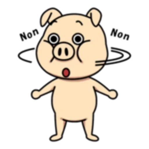 pig, pig, cartoon pig, dancing pig, cartoon pig