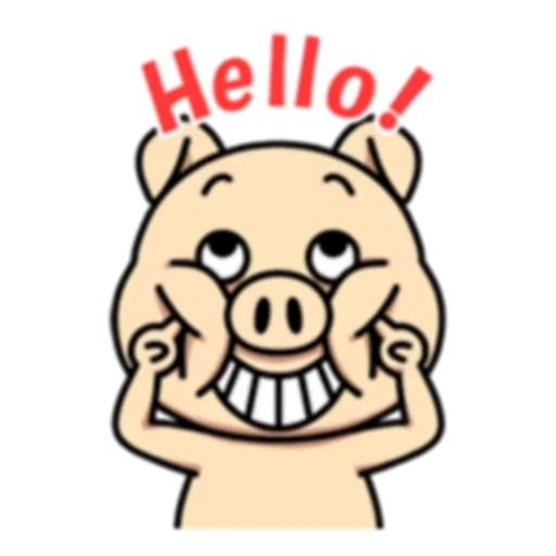 pig, pig head, pig face, cartoon pig, cartoon pigs shock