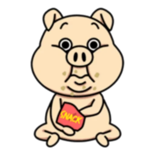 pig, cartoon schwein, ferkel mädchen, cartoon piggy, angry pig post