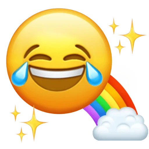 эмодзи, emoji smile, laughing emoji, смеющийся смайлик