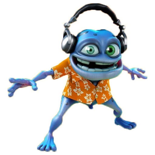 kodok gila, klip crazy frog, kodok gila, mainan katak krezie