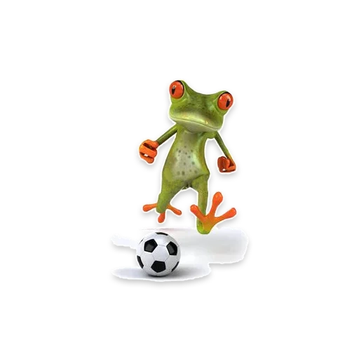 frog football, frog ball, cheerful frog, funny frog, fun sports frog