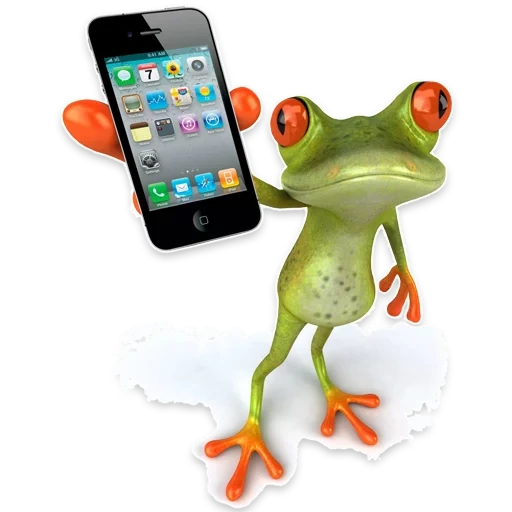 rana, toad con un telefono, telefono rana, rana con uno smartphone, rana con un telefono
