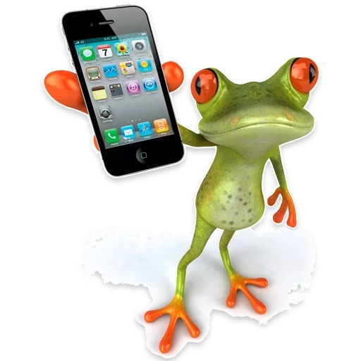 frosch, kröte mit einem telefon, frosch telefon, frosch mit einem smartphone, frosch mit einem telefon