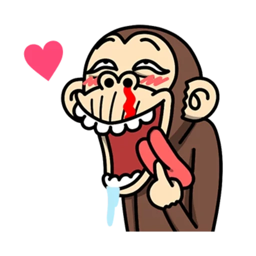 мартышка, обезьяна, смеющийся, сумасшедшая, анимированные обезьянки