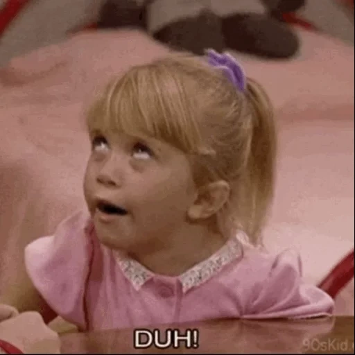 olsen, menina, olsendu, michelle tanner, a garota do pente está com raiva