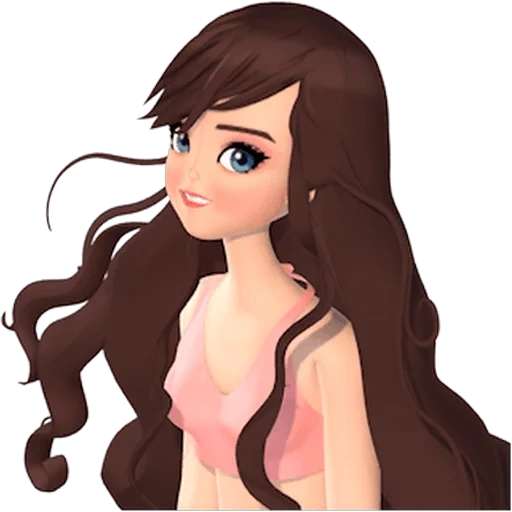 la ragazza, la figura, avatar di ragazza, modello di ragazza, illustrazioni per ragazze