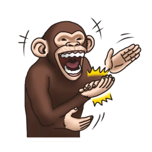 mono, simios de vasapa, mono vasapa, mono animado, mono loco gratis
