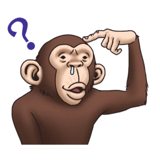 nosach, una scimmia, testo inglese, scimmie h con un naso, scimmia pazza gratuitamente
