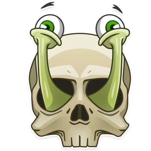 skull, skull vector, skull sticker, vector skull