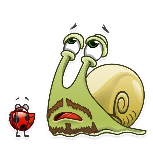 lumaca, una lumaca, mr snail, cartone animato di lumache divertenti