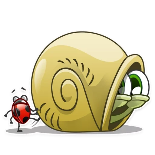 lumaca, lumaca malvagia, mr snail, cartoon snail