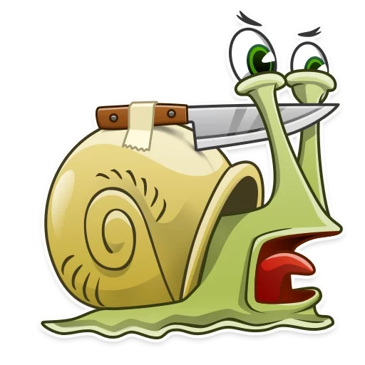 snail, a snail, evil snail, snail illustration
