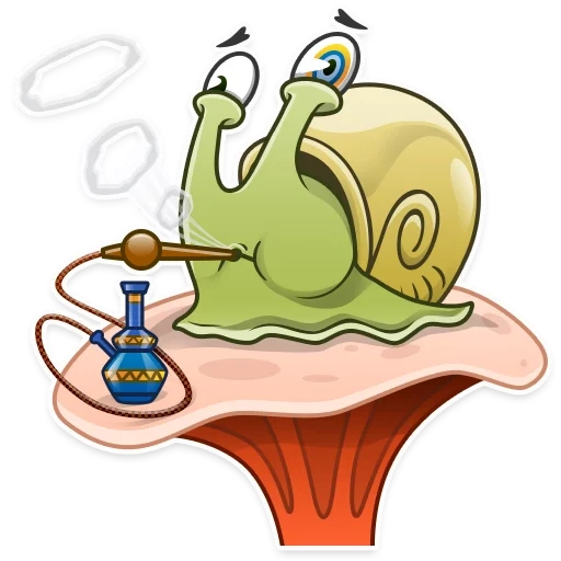 lumaca, una lumaca, la lumaca pensa, linaponi dei cartoni animati, cartoon snail