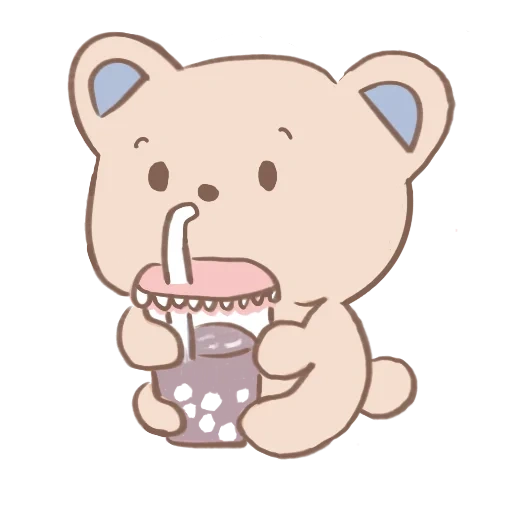 clipart, cute bear, dear bear, the drawings are cute, korean bear