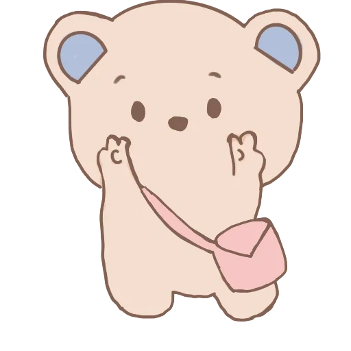 llevar, clipart, oso lindo, anime kawaii, oso de moca de leche