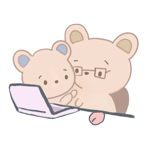 picture, cute drawings, the animals are cute, bear is sweet, cute kawaii drawings