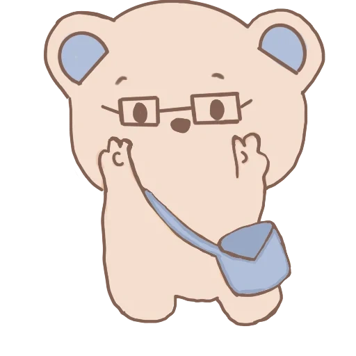 a toy, anime cute, kawaii drawings, milk mocha bear, anime cute drawings