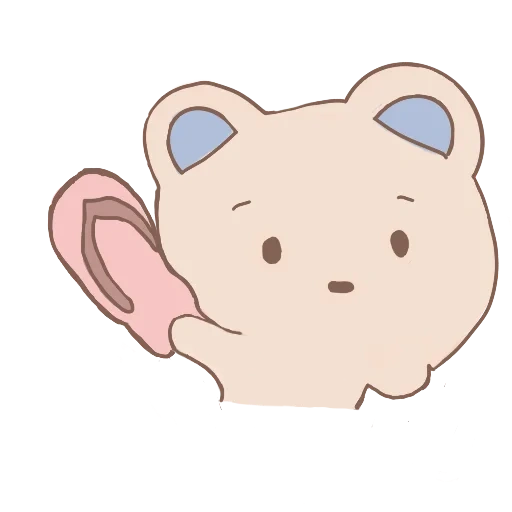 a toy, anime cute, dear bear, milk mocha bear, anime cute drawings