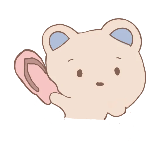 un juguete, anime lindo, querido oso, oso de moca de leche, anime lindos dibujos