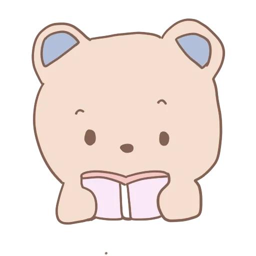 kawaii, clipart, gambar kawaii, gambarnya lucu, milk mocha bear