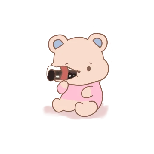kawaii, the bear is cute, cute drawings, the animals are cute, animals are cute drawings