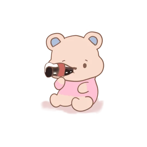 kawaii, l'ours est mignon, dessins mignons, les animaux sont mignons, les animaux sont des dessins mignons