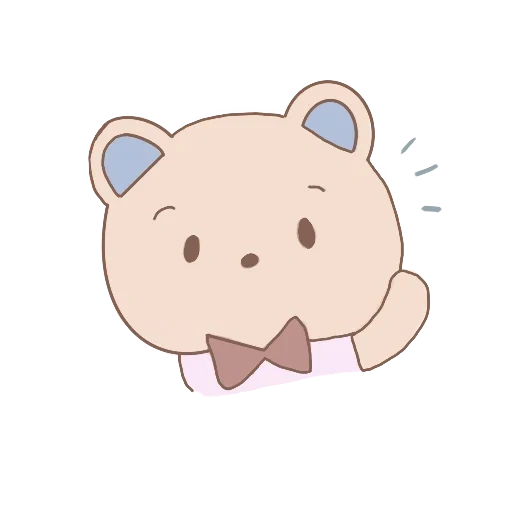 cute, clipart, baby bear, the drawings are cute, milk mocha bear
