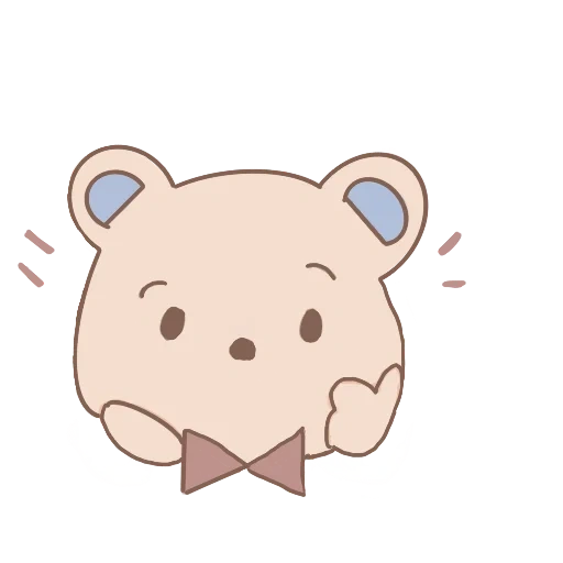 carina, clipart, orso carino, bello anime, disegni carini