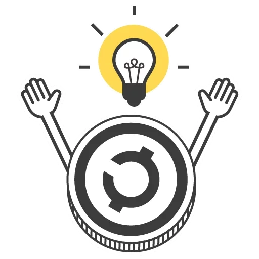 die idee der ikone, die ikone der innovation, icon marketing, technische symbole, symbol zahnrad glühbirne