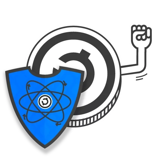 logotipo, ícone do radar, ícone do computador, logotipo de operações técnicas, sistemas de segurança
